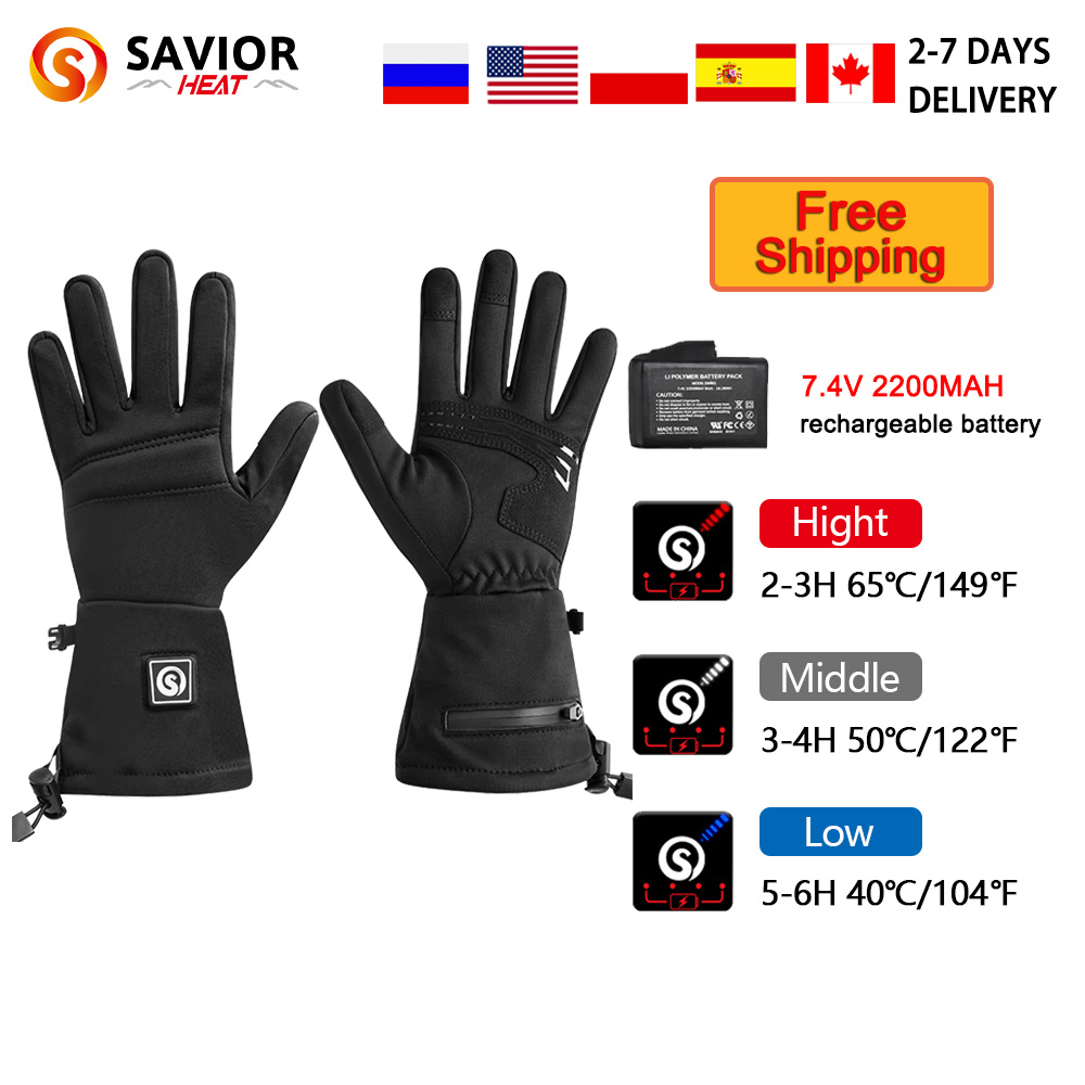 Motorcycle Glove Knuckle - Kar Geyik S18 Kış Isıtmalı Eldiven