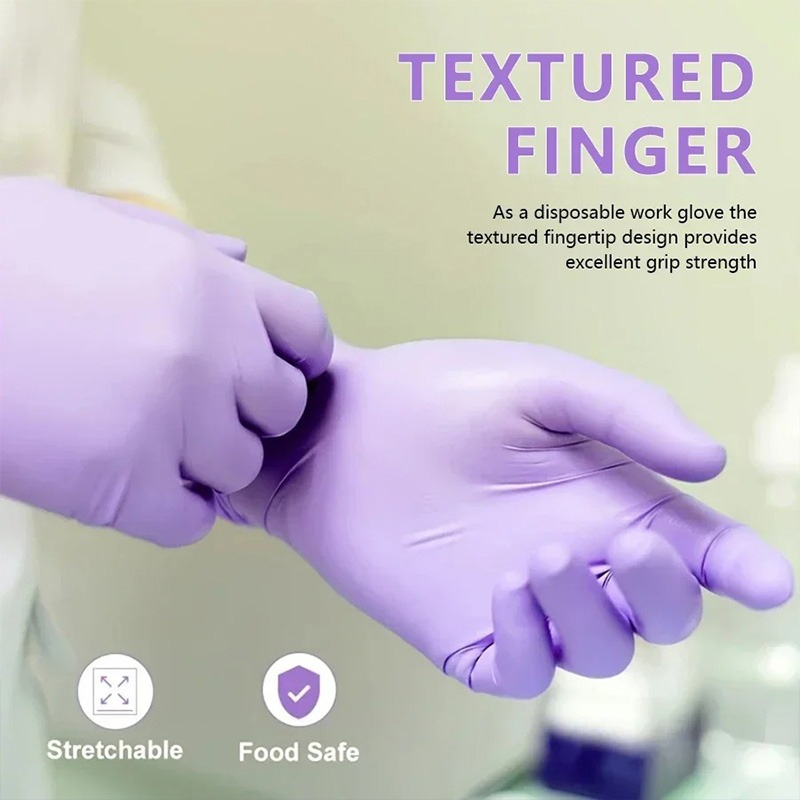 50/100 adet Mor Nitril Eldiven - Exam Glove Nitrile incelemesi ve fiyatı
