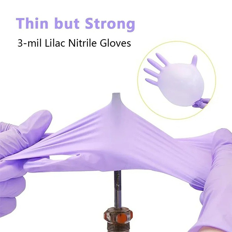 50/100 adet Mor Nitril Eldiven - Exam Glove Nitrile incelemesi ve fiyatı