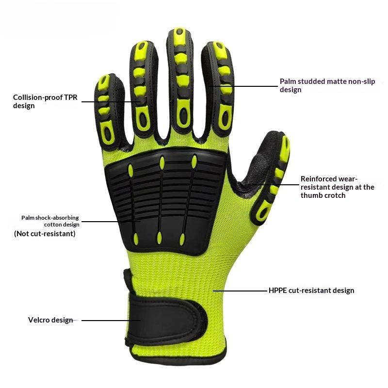 1 Çift Kesilmeye ve Darbeye Da - Nitrile Mechanic Glove incelemesi ve fiyatı