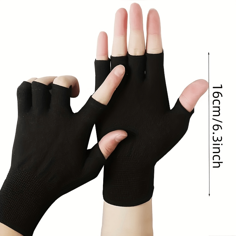Siyah Örgü Yarım Parmak Eldive - Fingerless Glove Knit incelemesi ve fiyatı