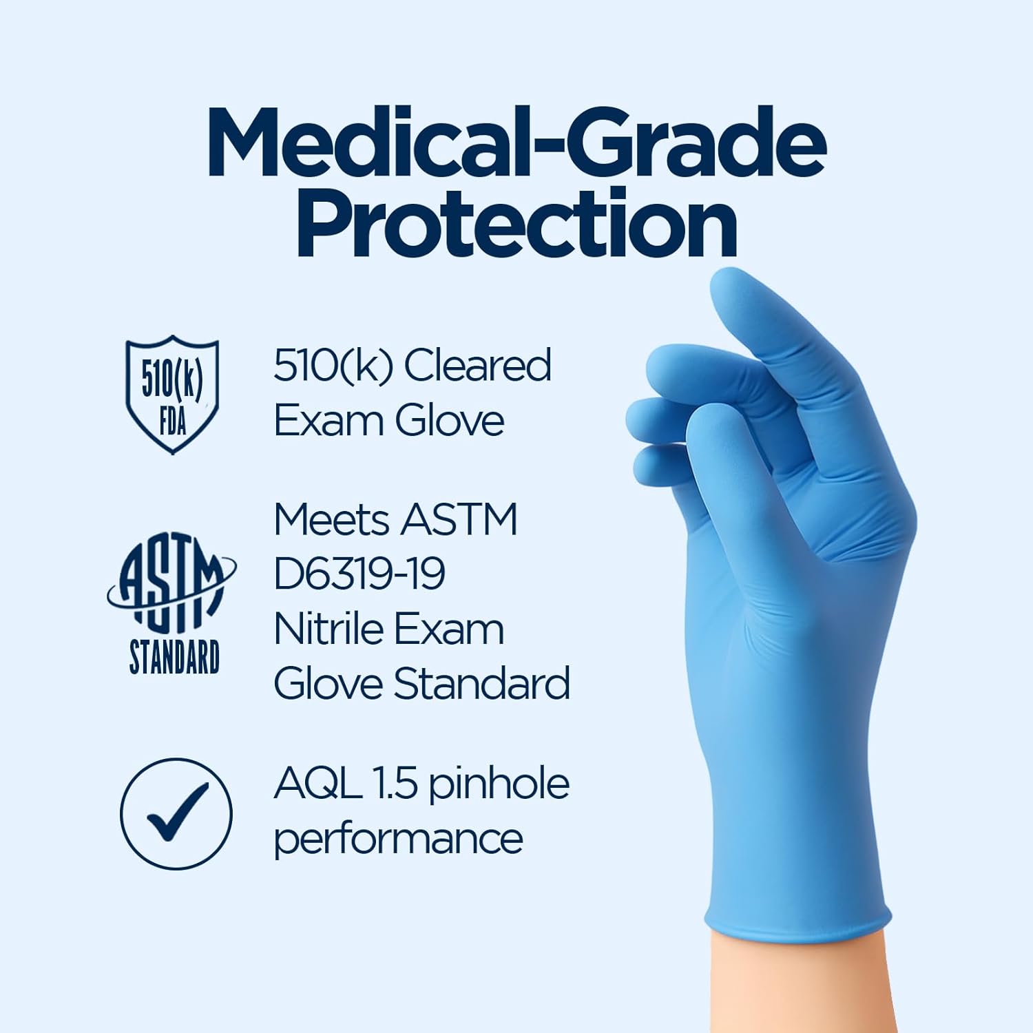 Tıbbi Sınıf Nitril Muayene Eld - Exam Glove Nitrile incelemesi ve fiyatı