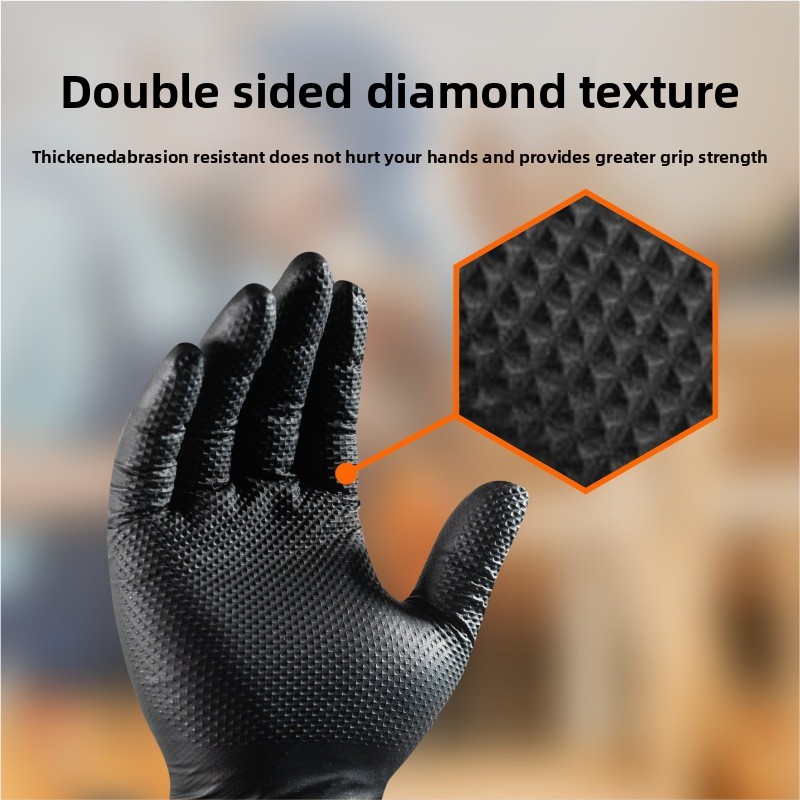Ağır Hizmet Tipi Elmas Desenli - Nitrile Mechanic Glove incelemesi ve fiyatı