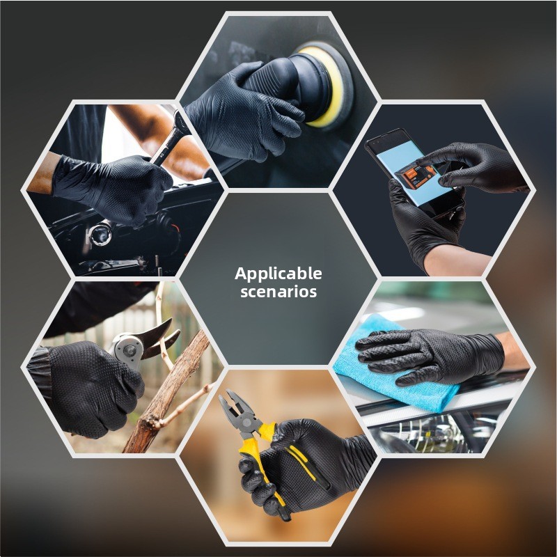 Ağır Hizmet Tipi Elmas Desenli - Nitrile Mechanic Glove incelemesi ve fiyatı