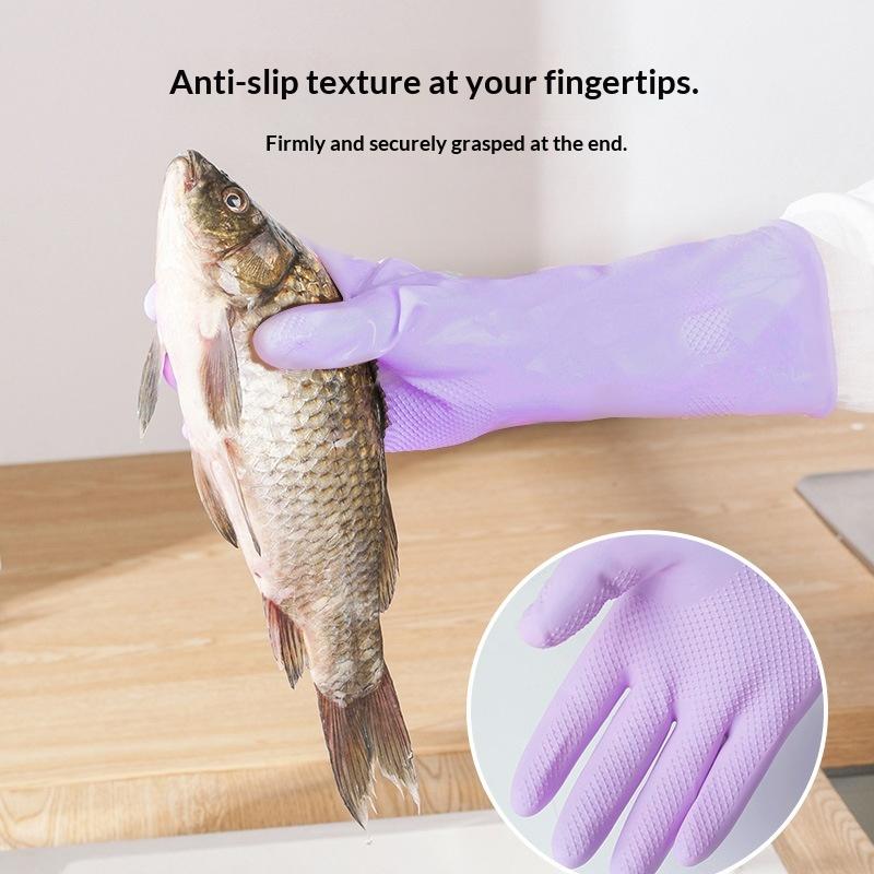 1 çift lateks ev temizlik eldi - Dish Glove Rubber incelemesi ve fiyatı