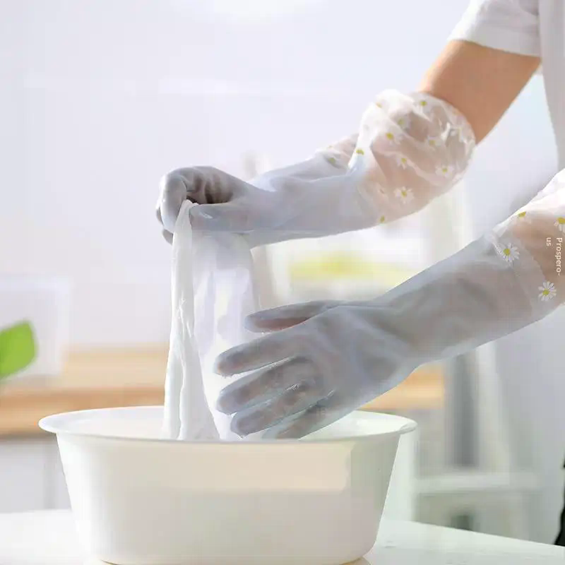 Çiçek Desenli Ev Tipi Lateks S - Rubber Glove Cleaning incelemesi ve fiyatı