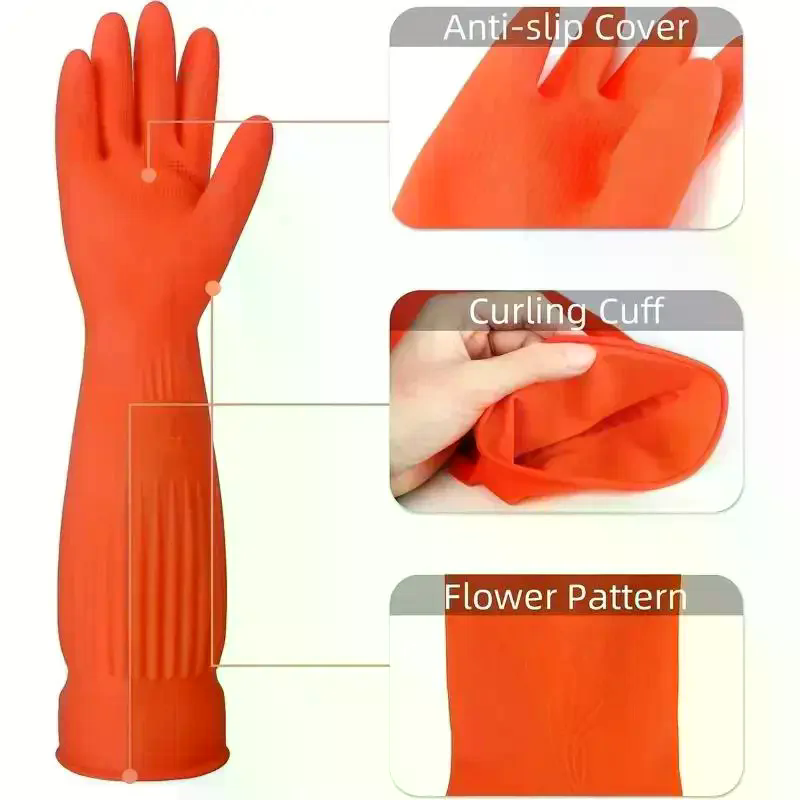 Uzun Yeniden Kullanılabilir Ka - Dish Glove Rubber incelemesi ve fiyatı